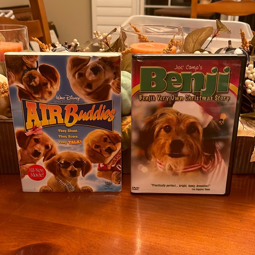 Air Buddies & Benji DVDs
